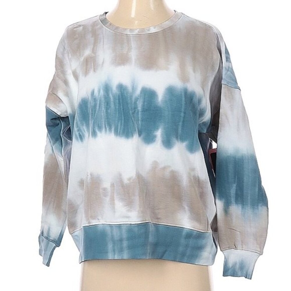 AR-33 Tie Dye Crewneck Sweatshirt Sz XS comfy loungewear Oversized athleisure
